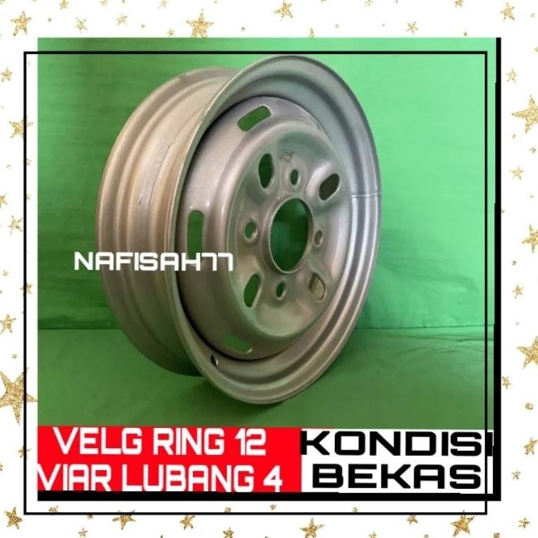 Ku09 Velg Second Velg Bekas Ring 12 Viar 100Cc 150Cc 200Cc  Spare Part Motor Roda Tiga Promo