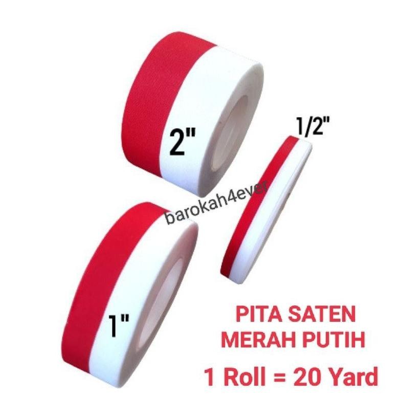 

FLASH SALE Pita Kain Merah Putih HUT RI Serbaguna (1/2 " - 2") MURAH