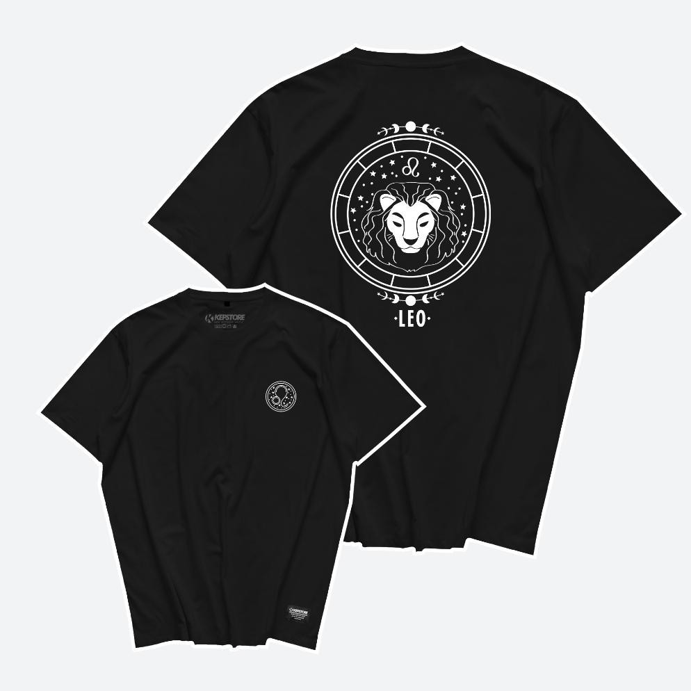 Terlaris Kaos Zodiak Leo Baju Zodiak Tshirt Combed 24S