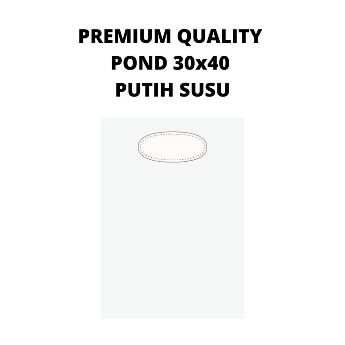 

TERMURAH Kantong Plastik Pond Oval Polos 30x40 - HD Plong MOTO