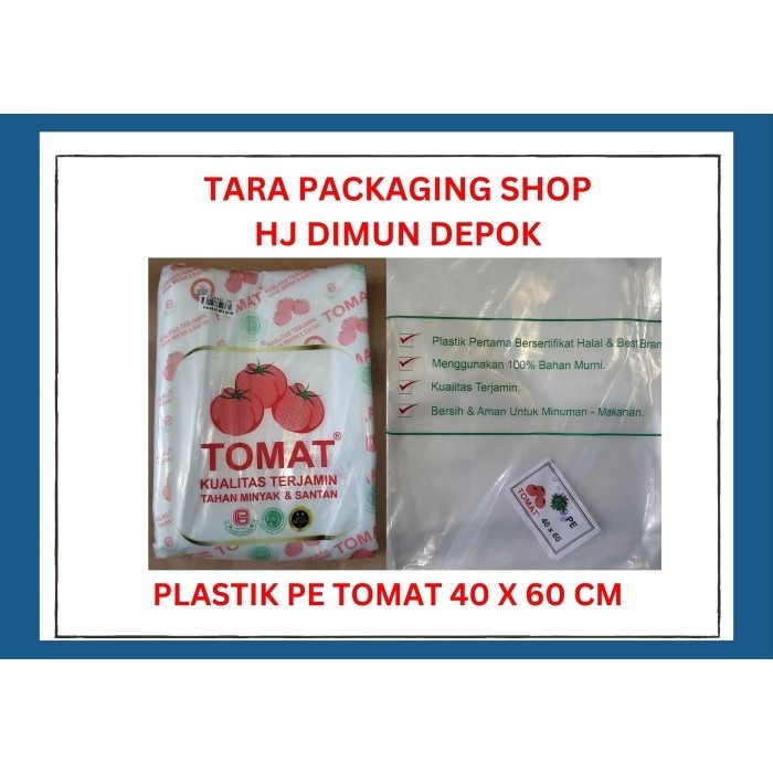 

HOT PROMO KANTONG PLASTIK PE TOMAT 60 X 40 CM