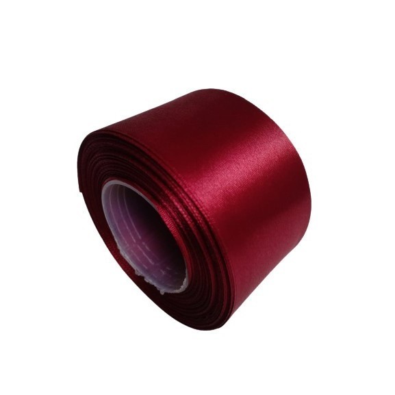 

TERMURAH Pita Satin Merah Maron 4 Cm Per Roll 1.5 Inch