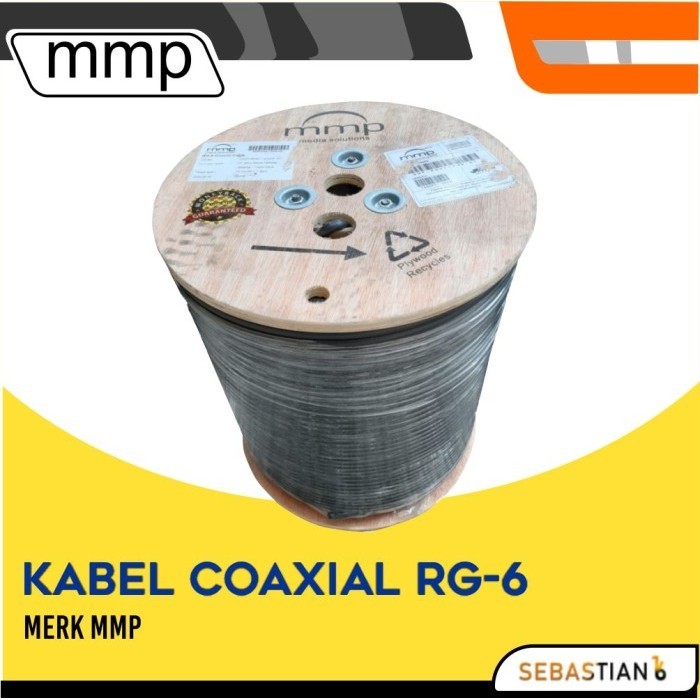 Terbaru Kabel Tv Cctv Cable Antena Rg 6 Coaxial Rg6 Merek Mmp Promo Terlaris