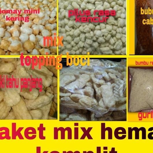 

Paket X Hemat 25 Baso Aci/Boci/Seblak/Cuanki