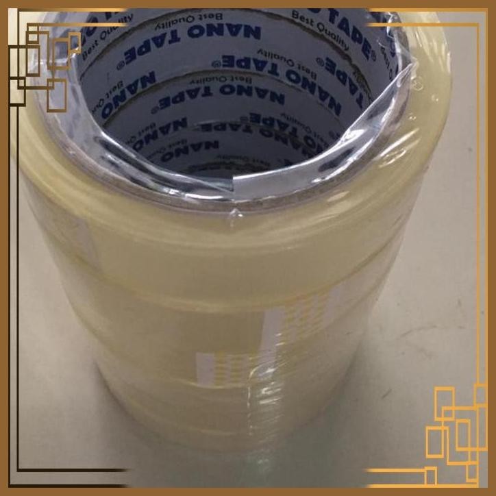 

[NGS] ISOLASI LAKBAN BENING KECIL 72 YARD 1 INCI NANO TAPE PACKING PACKAGING