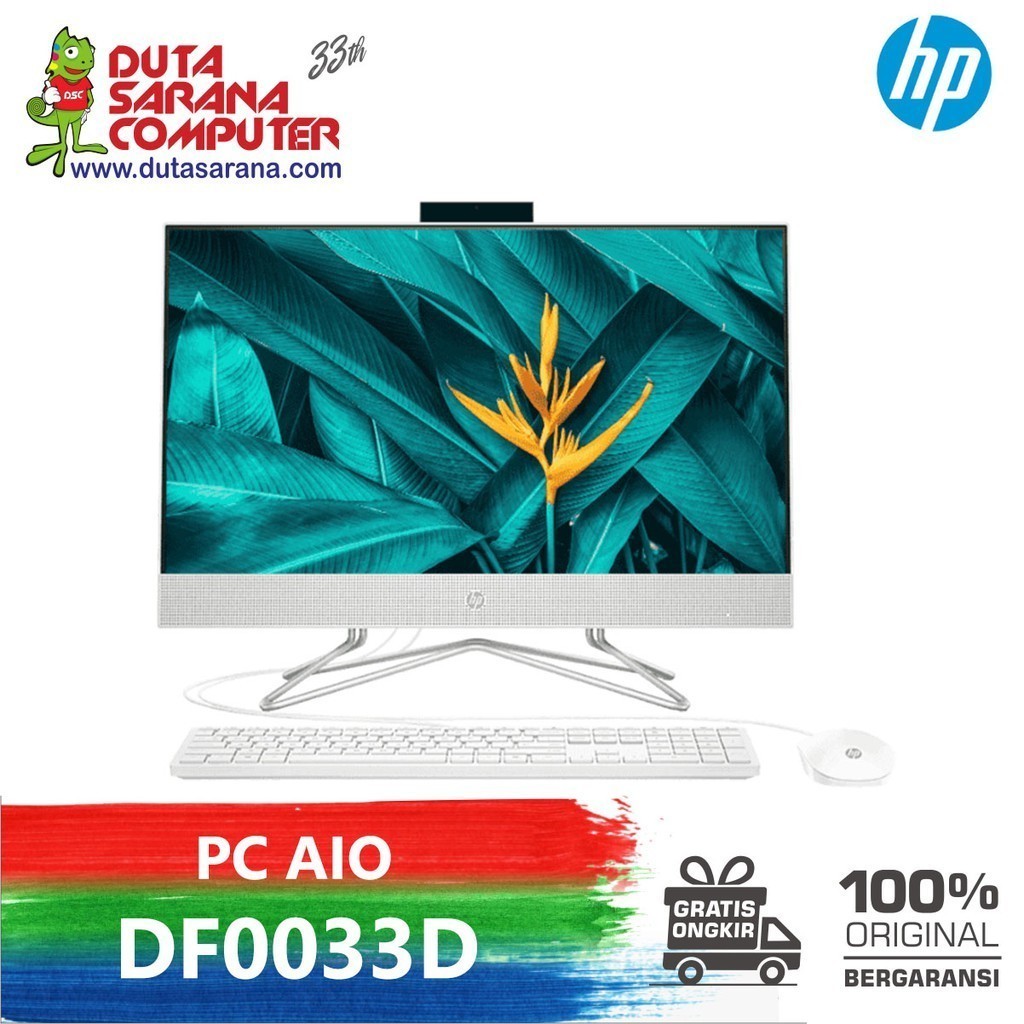 PC HP AIO 24 - DF0033D Intel Core i5-10400T 4GB 1TB HDD nVidia MX330 2GB 23,8' FHD Touch Win10 MURAH