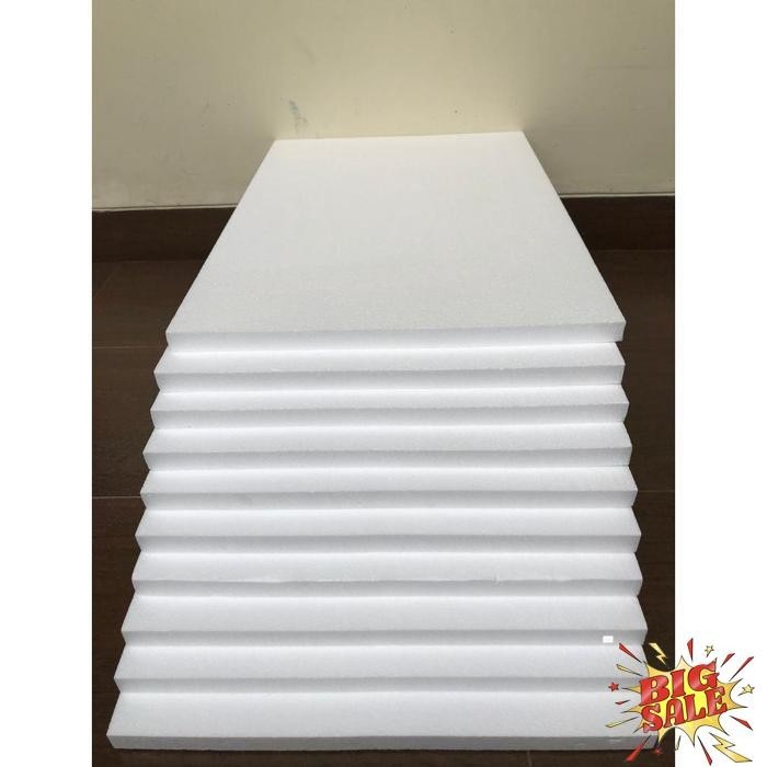 

Tarbaru Styrofoam Lembaran 100 X 50 X 2Cm Lembaran Packing Lembaran Dekorasi Papan Styrofoam / Ekspedisi Limited
