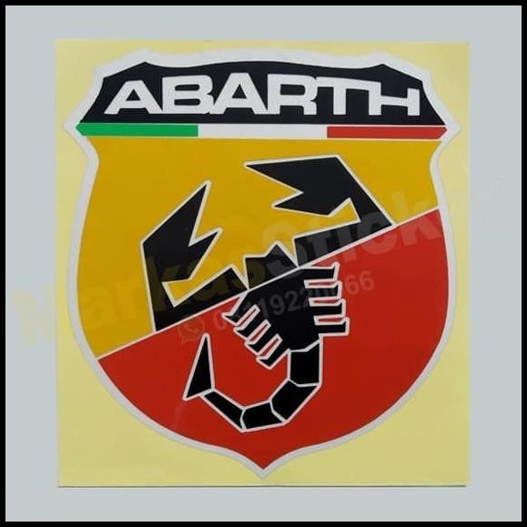 

TERBARU STICKER ABARTH LOGO !!!