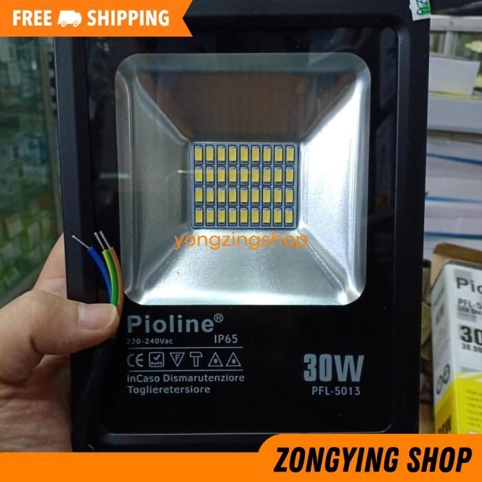 LAMPU SOROT LED SMD PIOLINE 30W FLOOD LIGHT 30 WATT TEMBAK OUTDOOR ZONGYING SHOP GRATIS ONGKIR