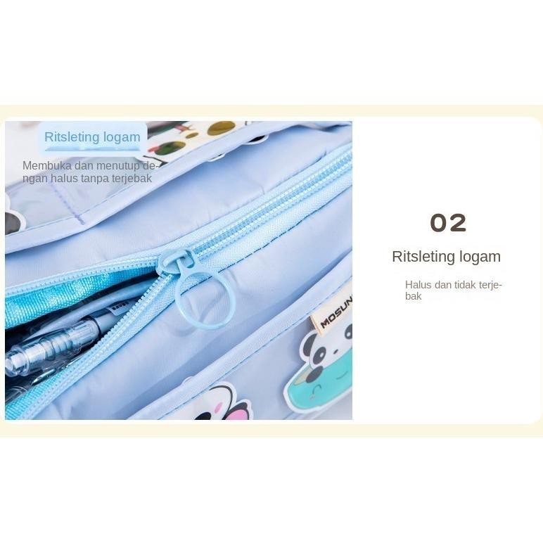 

TERLARIS Tas pensil dalam bahasa Jepang berkapasitas besar untuk anak laki-laki dan perempuan dengan temp sederhana bernilai tinggi d-7