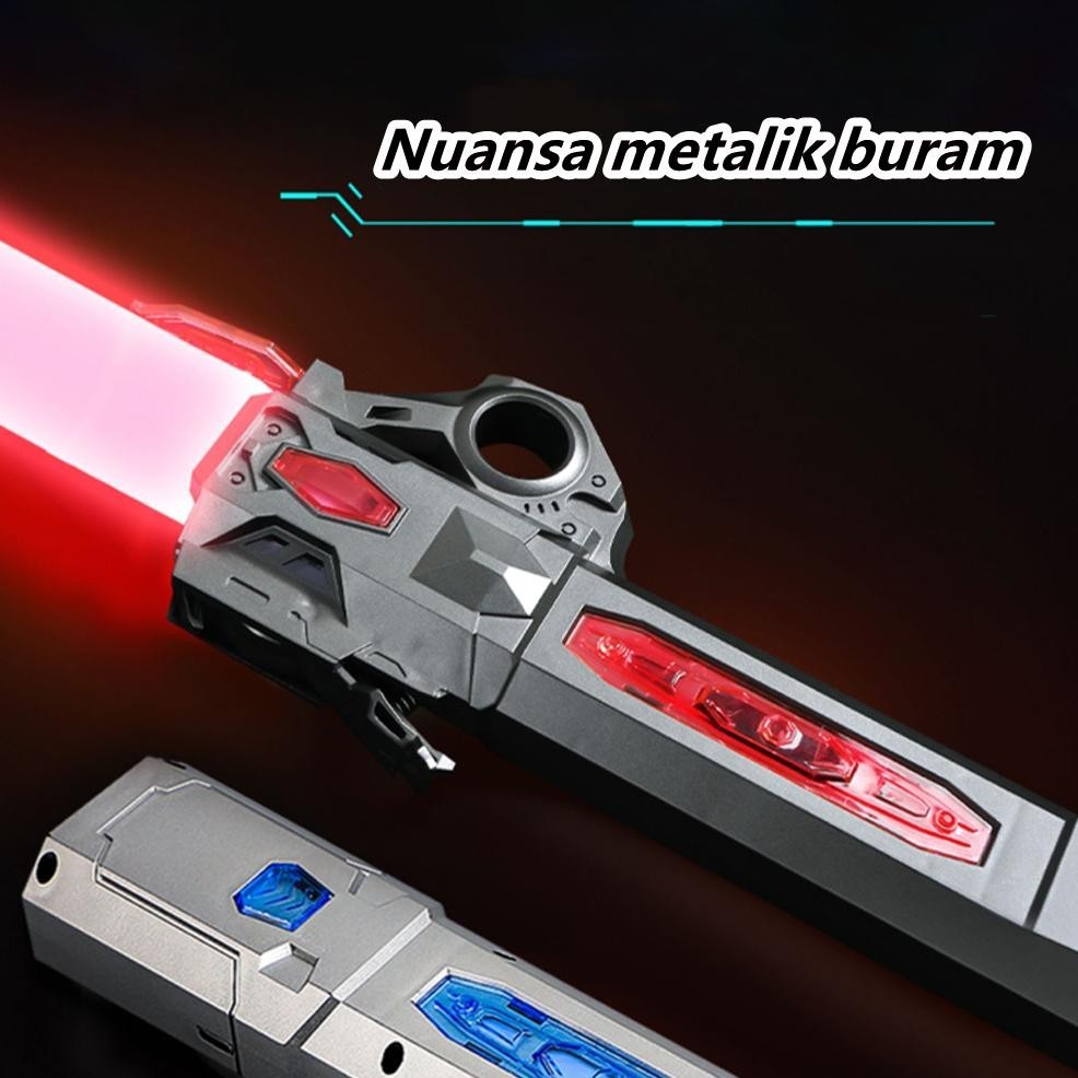 ORIGINAL Mainan Lightsaber Star Wars 2in1 Lightsaber dengan Konektor Ada Efek Suara 7 Warna Cahaya k