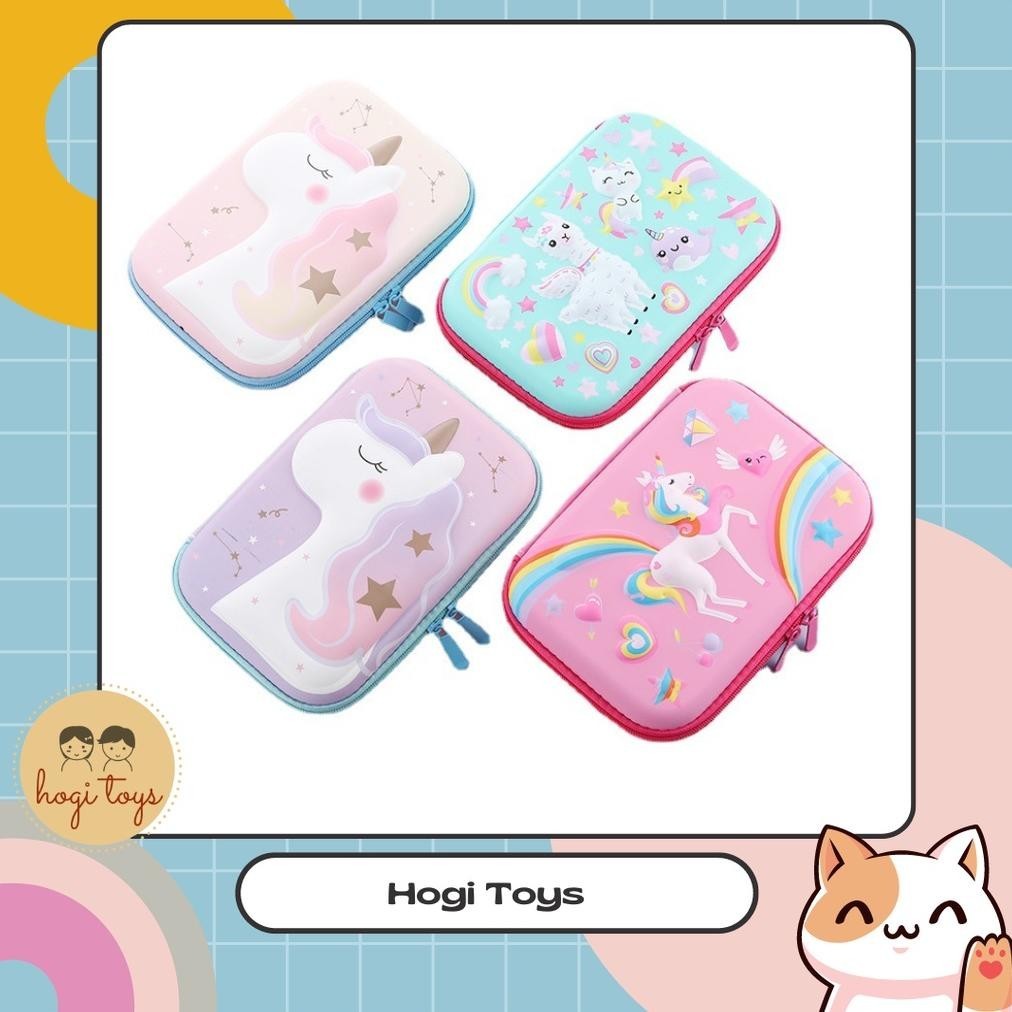 

COD Kotak Tempat Pensil Anak 3D Timbul Impor Hardcase Besar Ae-24