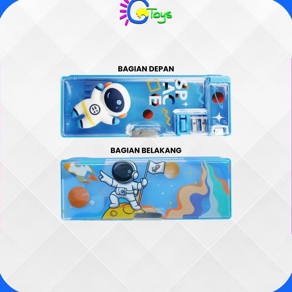 

PROMO CR-A59 Tempat Pensil Anak 3D Timbul Magnetic Multifungsi Alat Tulis Sekolah / Kotak Pensil Pencil Case Magnet Untuk Anak Tk Ka-67