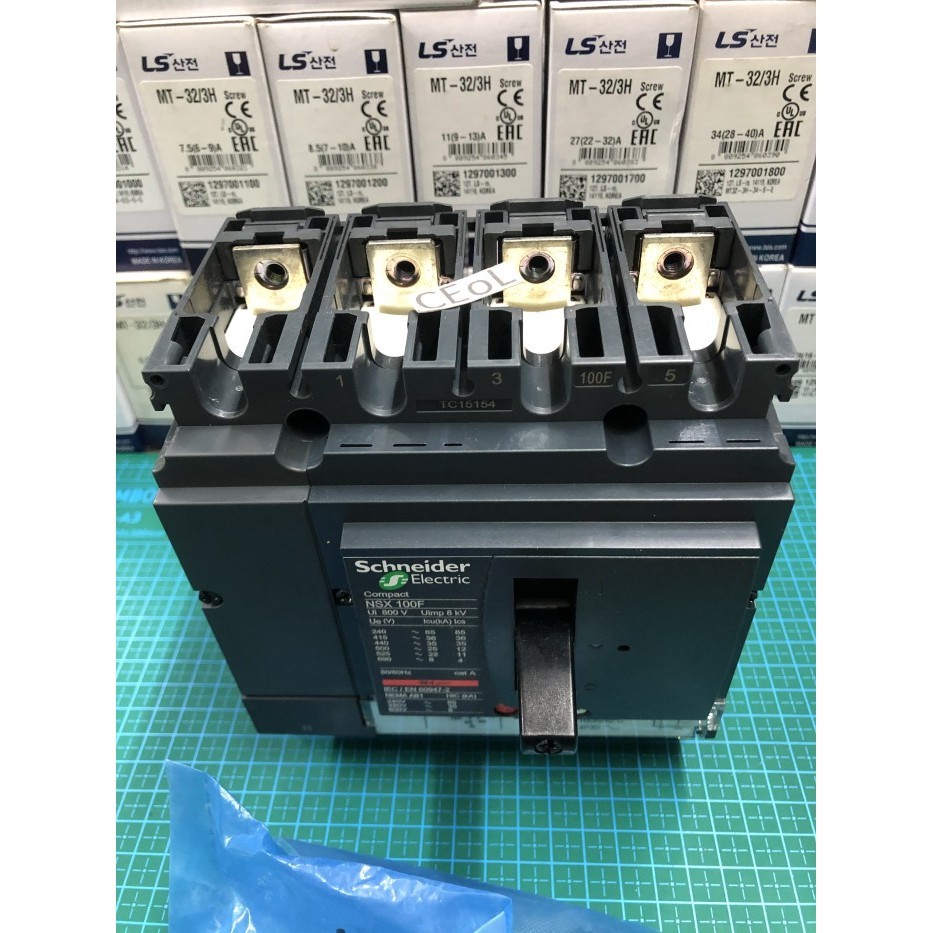 Mccb Nsx 4P 100Amper Schneider / Breaker Nsx 4Pole 100A Schneider Ori