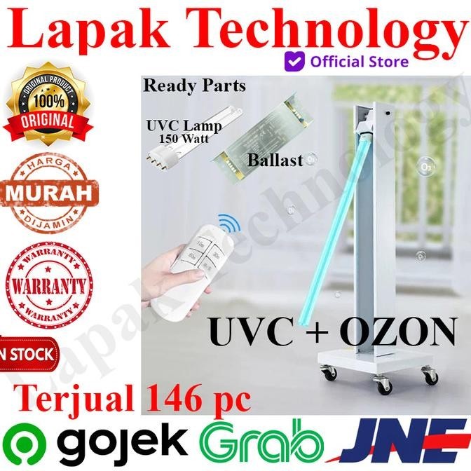Lampu Uv Sterilizer Ruangan 150 Watt - Sterilisasi Disinfektan Virus