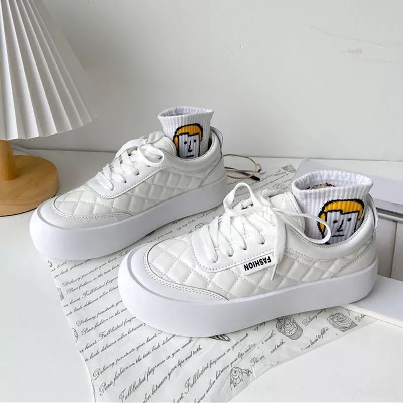 Sneaker Kets Sekolah Spatu Fashion Wanita Sepatu Ibu2 Senam Sneake Kats Sekola Branded Perguruan Tin