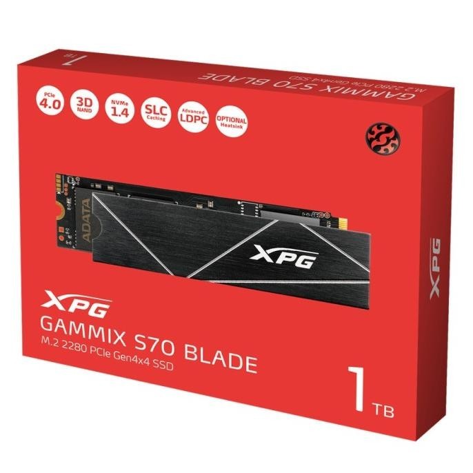 ADATA XPG GAMMIX S70 BLADE M.2 2280 NVME SSD PCIE GEN4 512GB 1TB 2TB 2807T