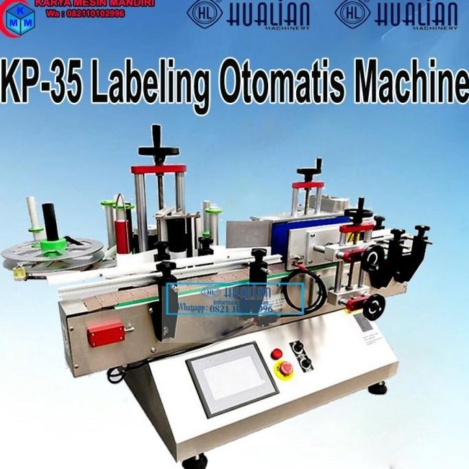 

Mesin Tempel Label Sticker Botol Otomatis Kp-40 Hualian