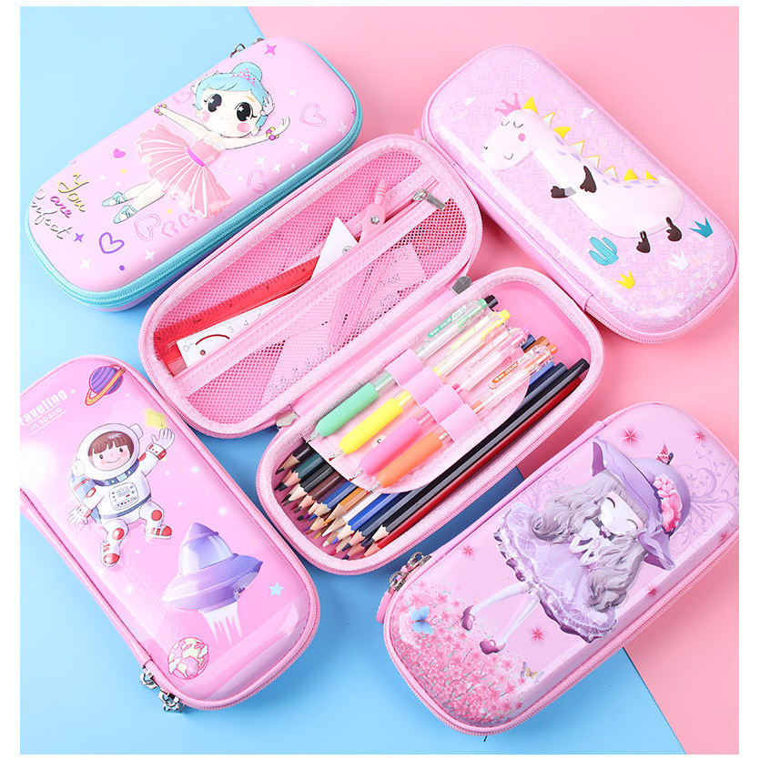 

Kotak Alat Tulis Anak Laki-laki dan Perempuan, Tempat Pena Kapasitas Besar