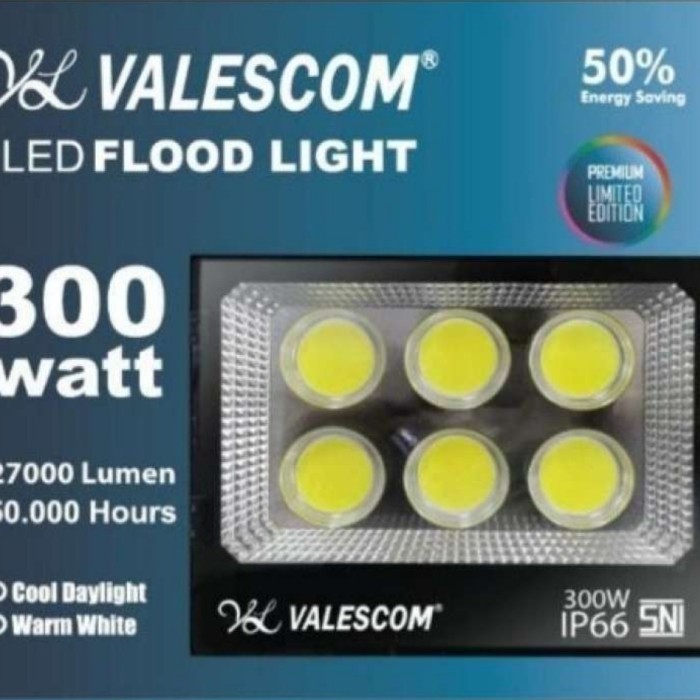 Sukaca - Lampu Led 300Watt Sorot Tembak 300 Watt Outdoor Cob Valescom 300Watt