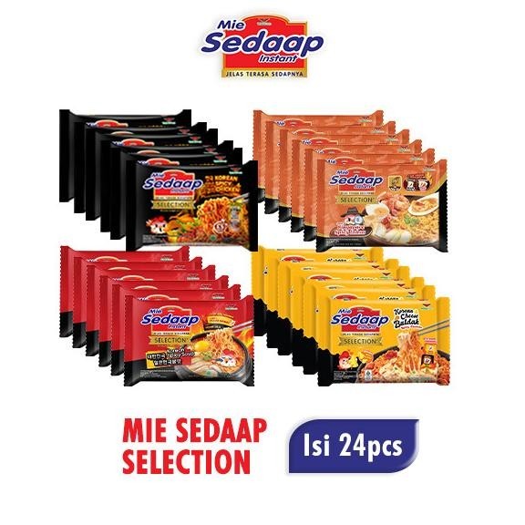 

Sedaap Mie Instan 24 Pcs Mix Flavors Korean Series & Singapore Laksa