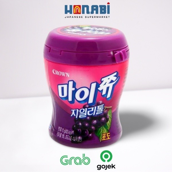 

Crown My Chew Grape Candy 110g - Permen Xylytol Anggur Made In Korea