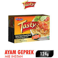 

RMY-SPM MIE SEDAAP TASTY BAKMI AYAM GEPREK MATAH 124 G