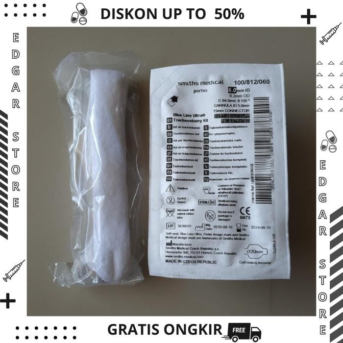 

TRACHEOSTOMY 100/812/060 FEN KIT "PORTEX" TERBAIK BY EDGAR STORE !!