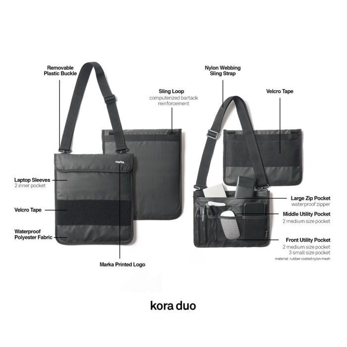KORA 15 INCI - TAS LAPTOP - MARKA INDONESIA