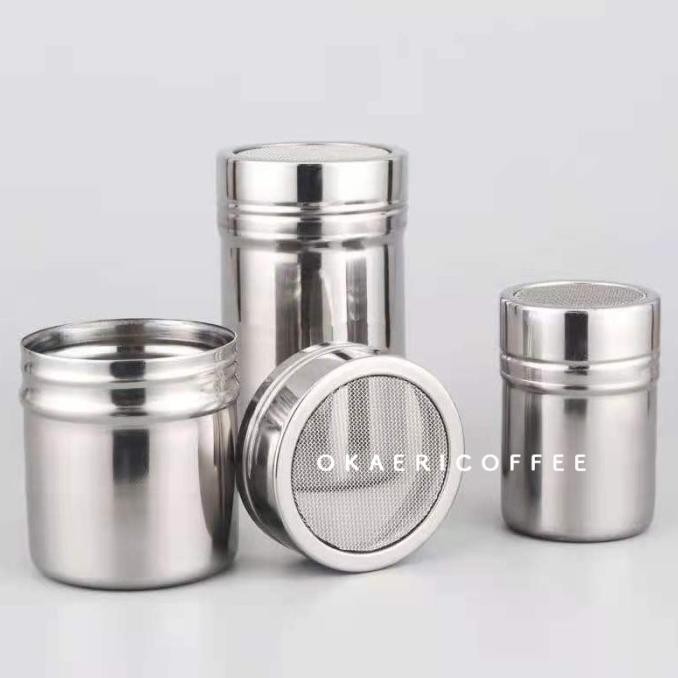 

NEW PRODUK COFFEE POWDER SPRINKLER / PENABUR BUBUK STAINLESS / WADAH BUBUK COKLAT !!!!!