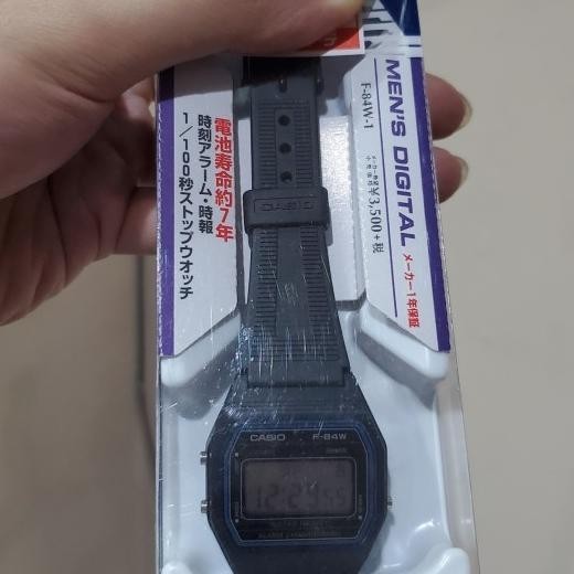Jam Tangan Casio F-84W F84W Men Digital Watch Alarm Water Resist
