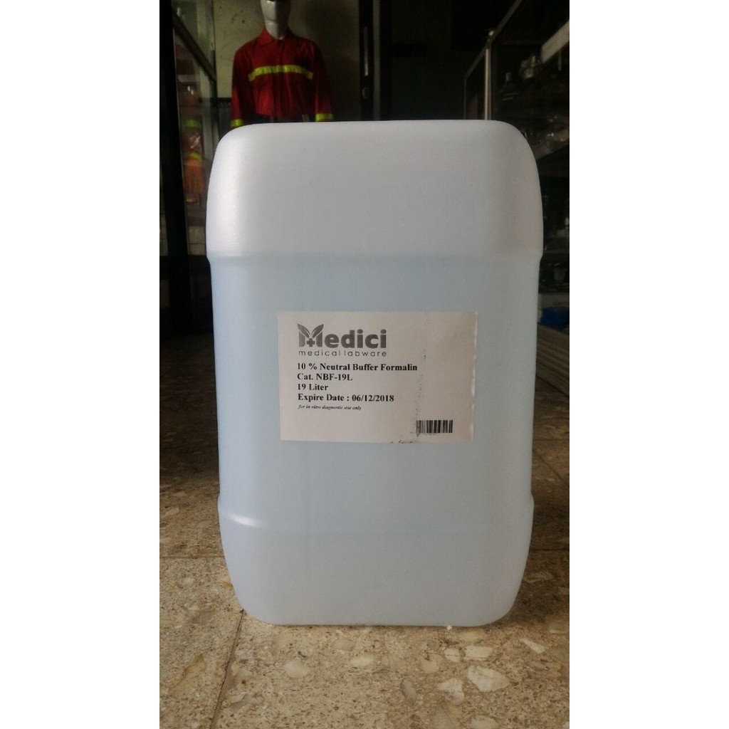 Produk NBF 10%/ NEUTRALED BUFFERED FORMALDEHYDE/ BUFFER FORMALDEHYDE, 19 LT