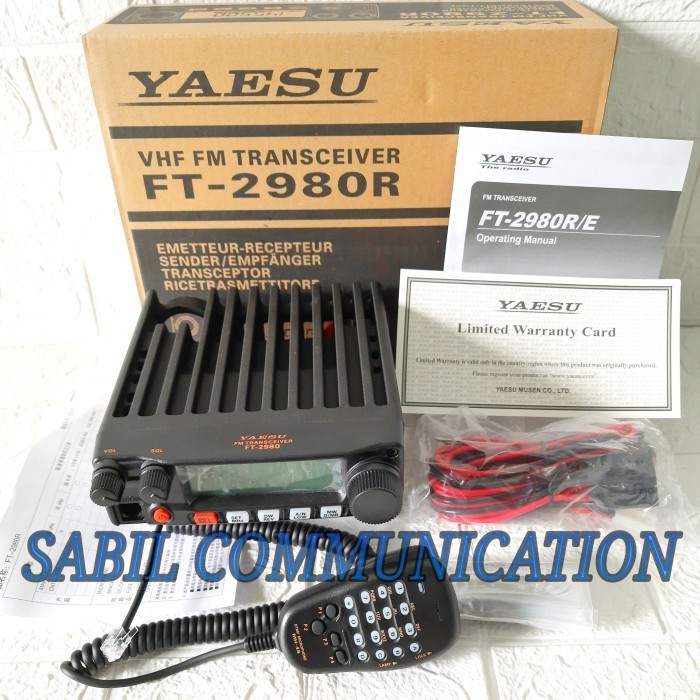 {SyaneShop} RADIO RIG YAESU FT 2980 FT 2980R/E VHF PENGGANTI YAESU FT 2900R VHF Berkualitas