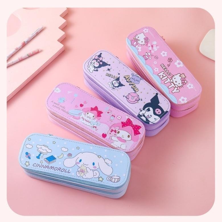 

Viral Ready StockKuromi Tas Pensil Kapasitas Besar Dua Lapis /Kotak Pensil Dekompresi Perempuan Lucu Lembut 3D Lucu Anak-Anak Siswa Sekolah Dasar Berkapasitas Besar Dengan Dekompresi Multi-Fungs Uy-23