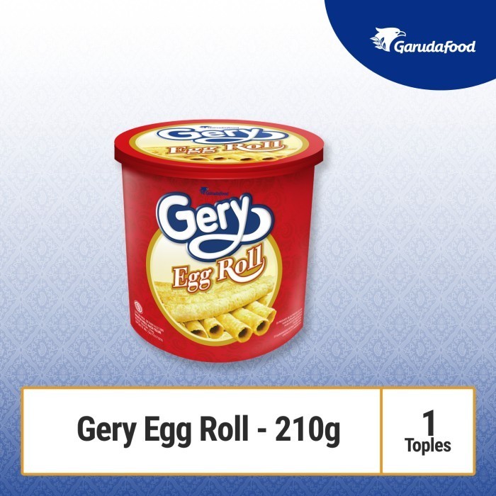 TERUJI Gery Egg Roll - Biskuit / Wafer Roll