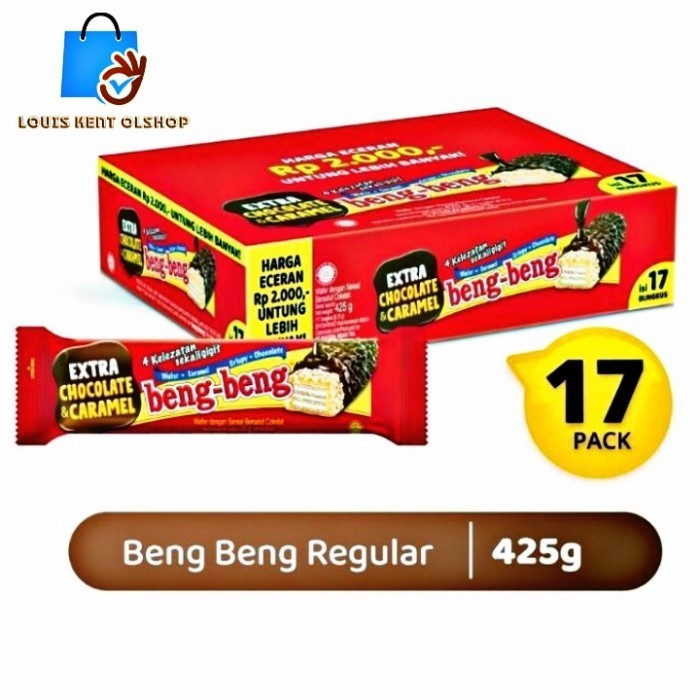 

MURAH Beng Beng Coklat Biskuit Karamel 22gr(isi 20pcs)