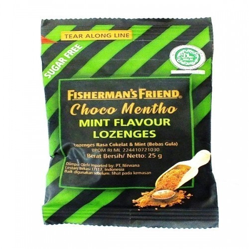 S50816 FISHERMAN`S CHOCO MENTHO MINT PERMEN POCKET 25GR MAJU BERSAMA (20251203)