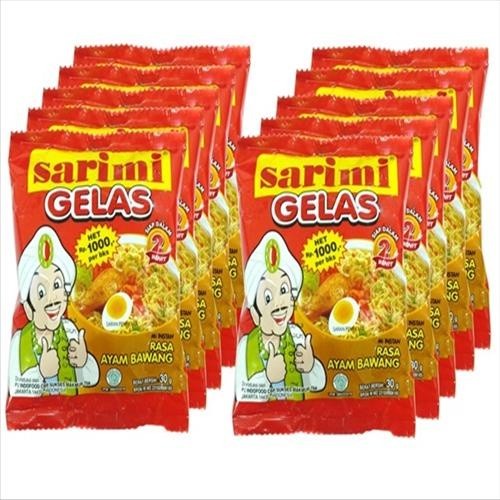 S55623 SARIMI GELAS AYAM BAWANG MIE INSTANT 30GR SACHET MAJU BERSAMA (20250910)