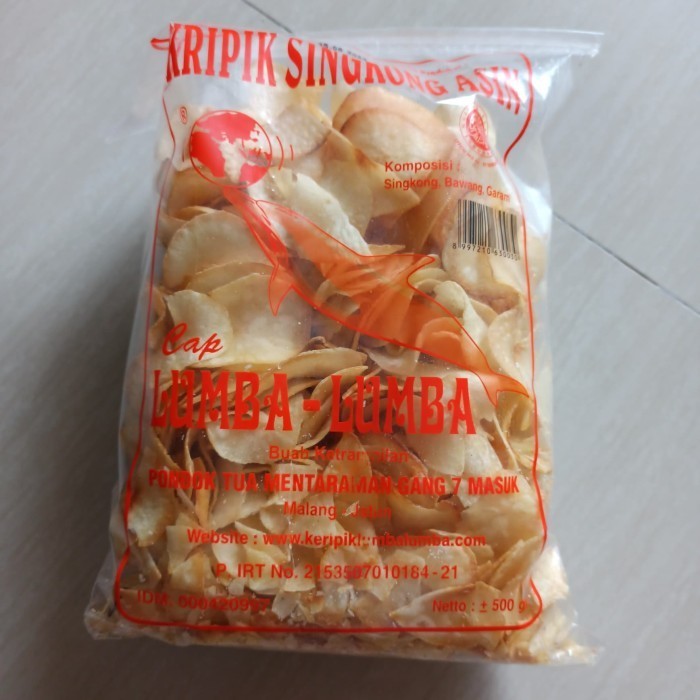 

DISKON Keripik Singkong Lumba Lumba Manis 500 gr - asin