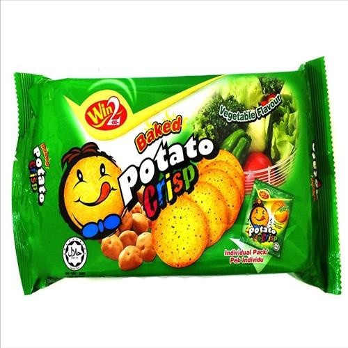 S36304 WIN 2 BAKED POTATO CRISP VEGETABLE SNACK MALAYSIA 120GR MAJU BERSAMA (20251203)