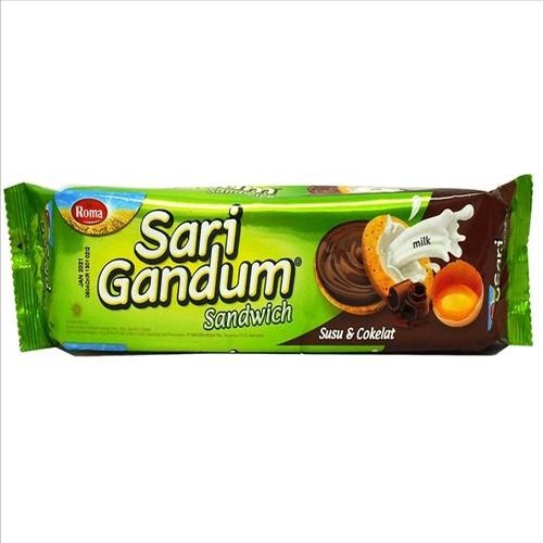 

S72335 ROMA SARI GANDUM COKLAT SANDWICH 115GR PACK MAJU BERSAMA (20250217)