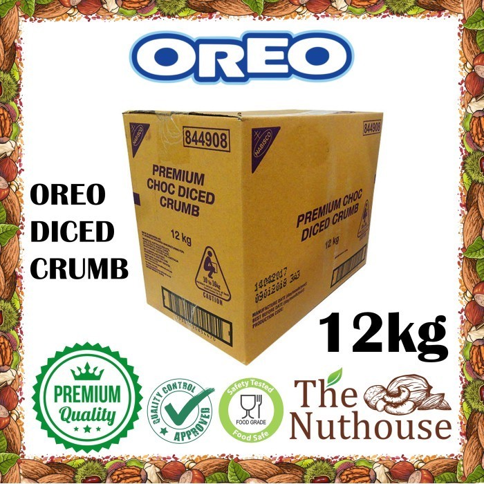 

DISKON 12kg Oreo Diced Crumb / Potong Dadu / Remah Kasar [1 Box / Dus]