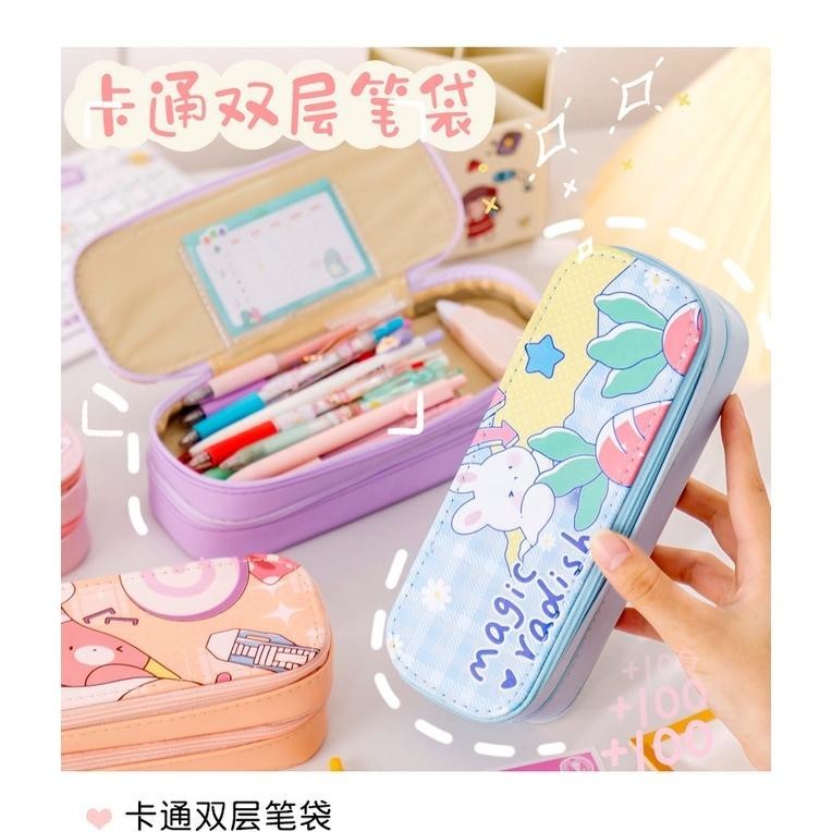 

Super Sale Rinefe Kotak Pensil Motif Cartoon / Terbaru 2024 / Kotak 2 In 1 / Unisex Perempuan Laki-Laki / Anti Air Import - Kp05 Wdm-2227