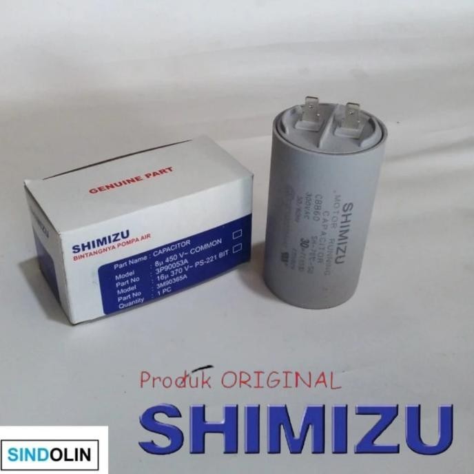 Kapasitor pompa air SHIMIZU PC250BIT / PC 250 BIT , 30 uf