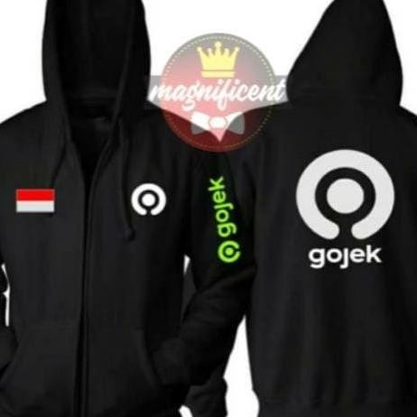 Sweater Gojek Logo Terbaru / Sweater Gojek / Jaket Gojek