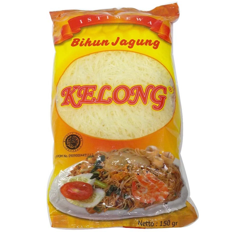 S03529 KELONG BIHUN JAGUNG MIE HUN KERING 150GR BUNGKUS MAJU BERSAMA (20251212)