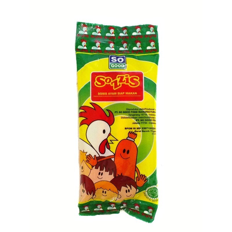 S63609 SO GOOD SOZZIS AYAM SNACK 3X25GR MAJU BERSAMA (20250910)