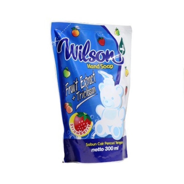 S35595 WILSON STRAWBERRY HAND SOAP 300ML REFILL MAJU BERSAMA (20251203)