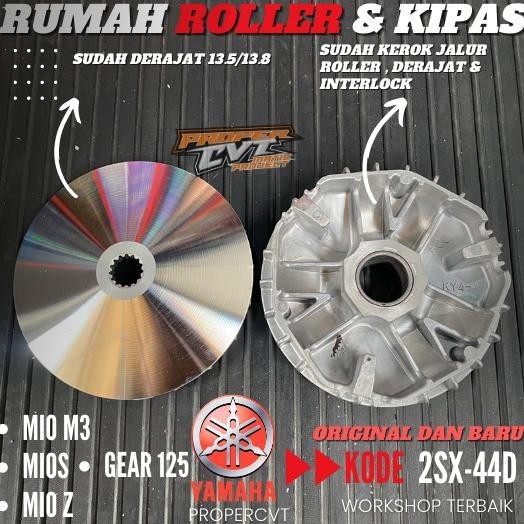 Cod Rumah Roller Mio M3 Kipas Mio M3 Custom Racing Rumah Roller Custom Pully Pulley Custom Mio M3 Mi