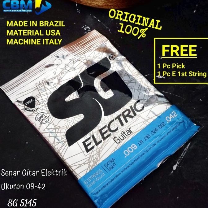 Senar Gitar Listrik Sg 5145 09 Ori